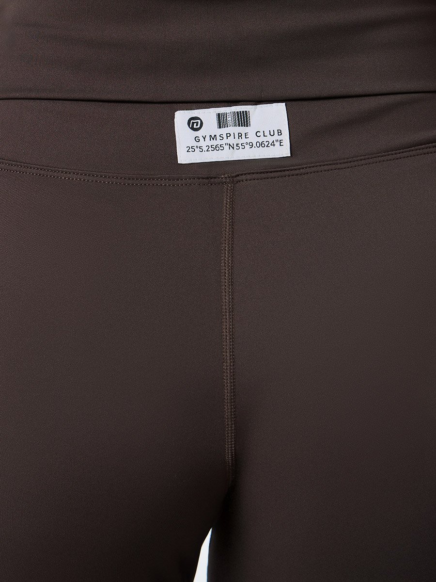 Gymspire Edition - Label and Tab Back Waist Pocket Leggings