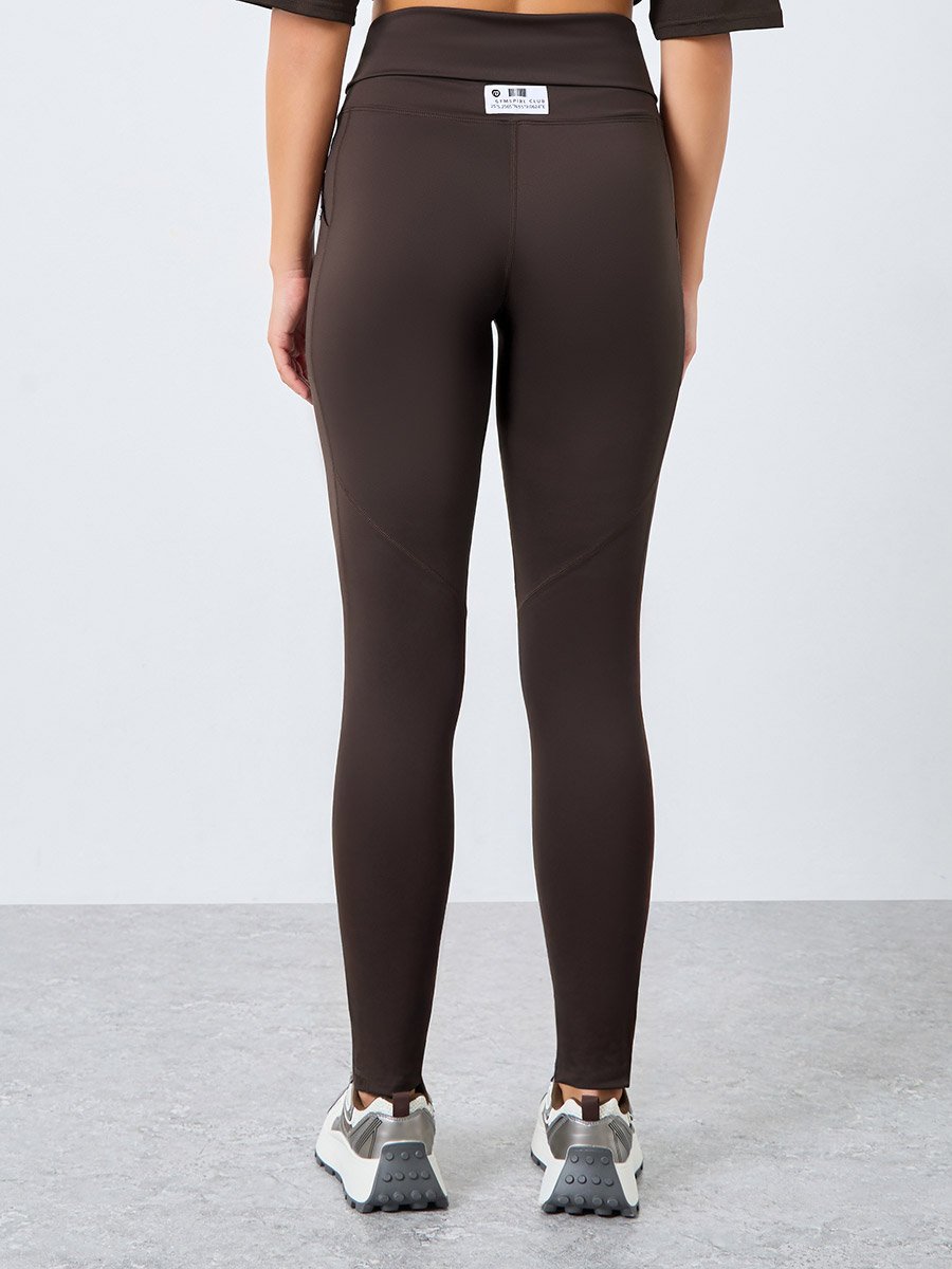 Gymspire Edition - Label and Tab Back Waist Pocket Leggings