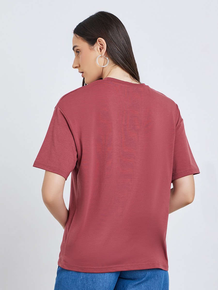 Bondi Beach Embroidered Oversized T-Shirt