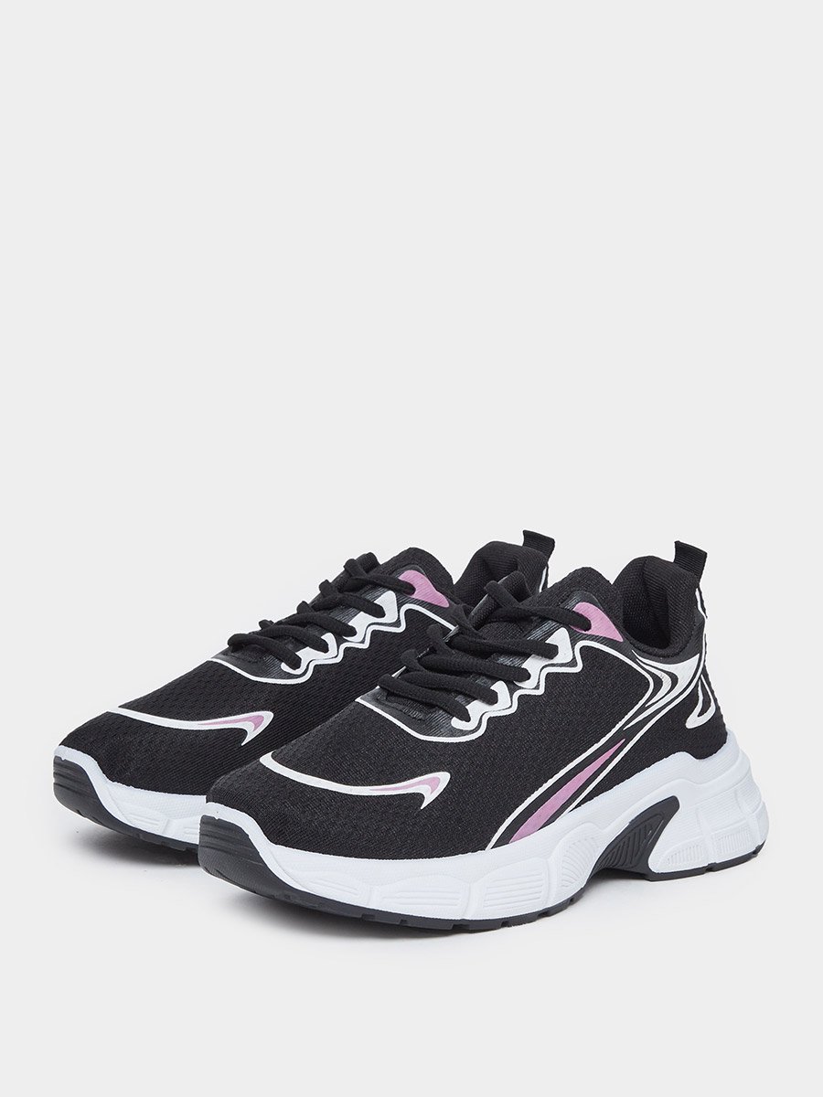 Chunky Sole Lace Up Sneakers