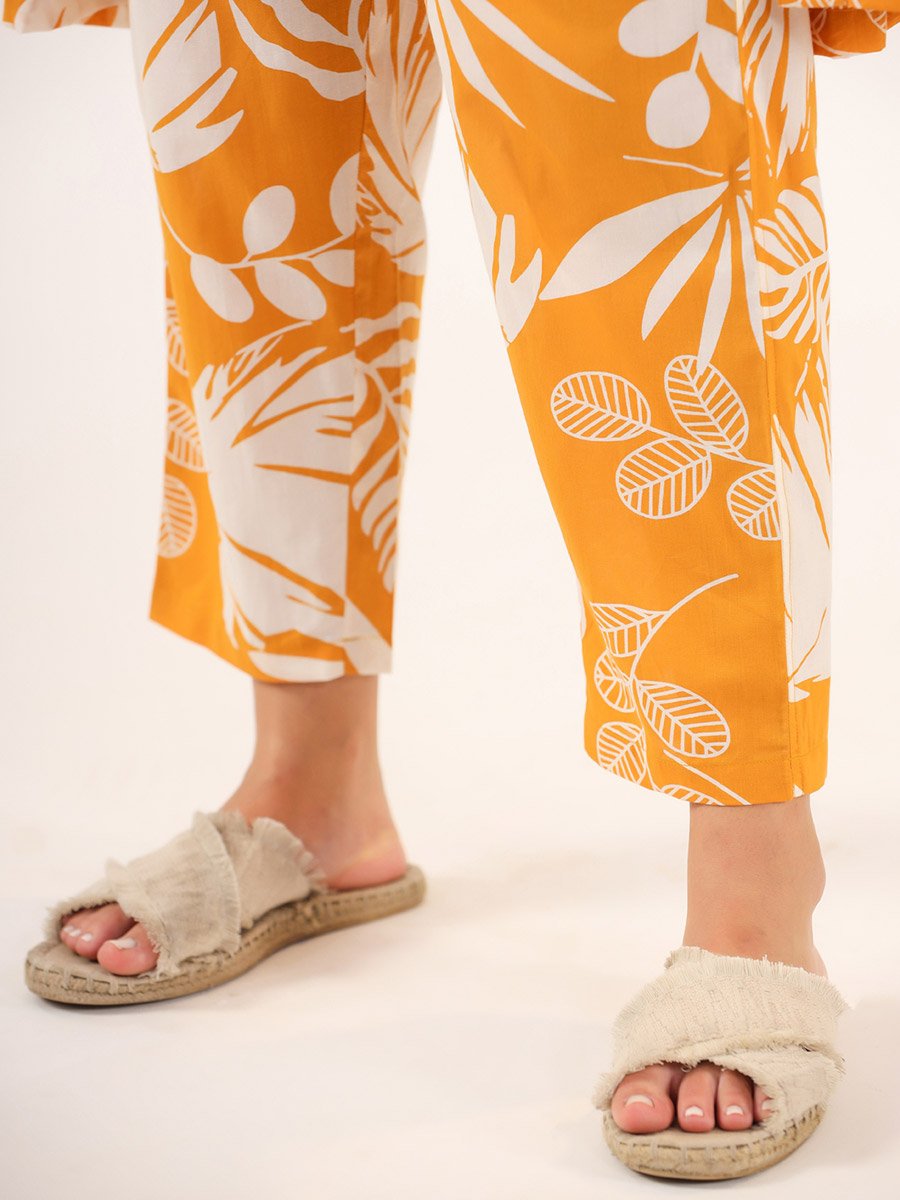 Floral Print Pure Cotton Cami, Robe and Pyjama Set