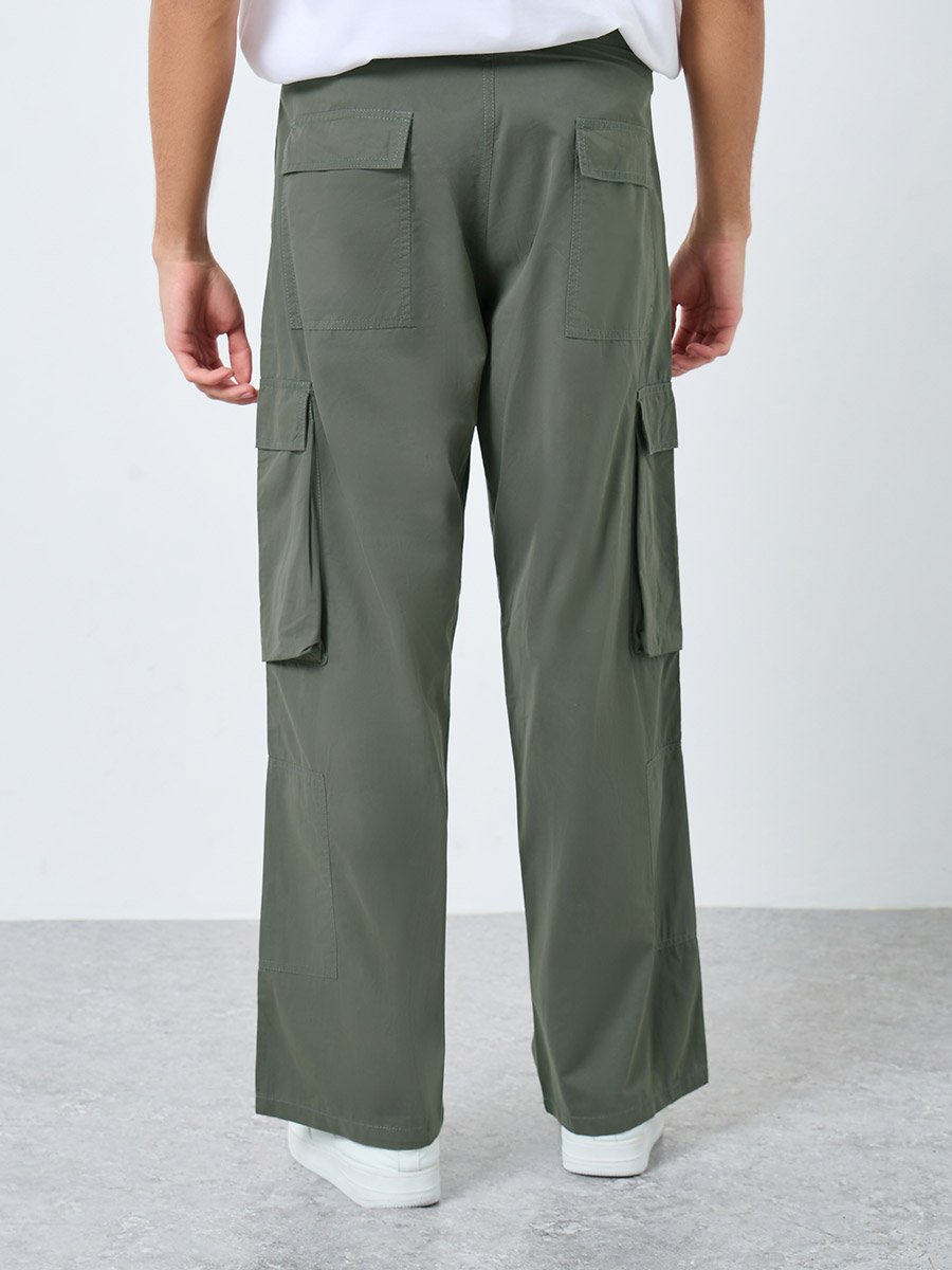 Men Oversized Cargo Pocket Pants