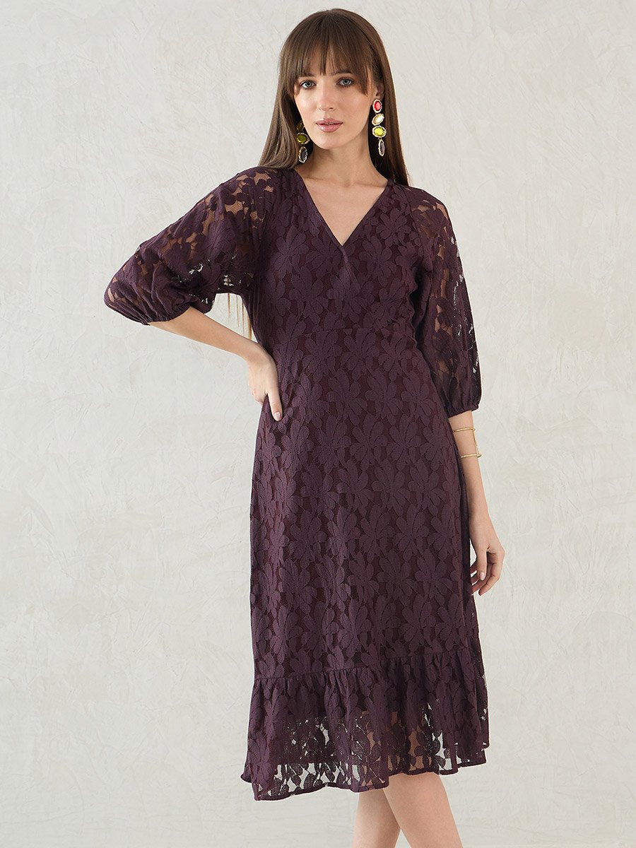 maniju lace dress Maniju MF297 Black / M main image 0