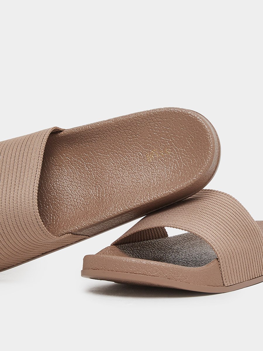 Textured Slip On Flip Flop