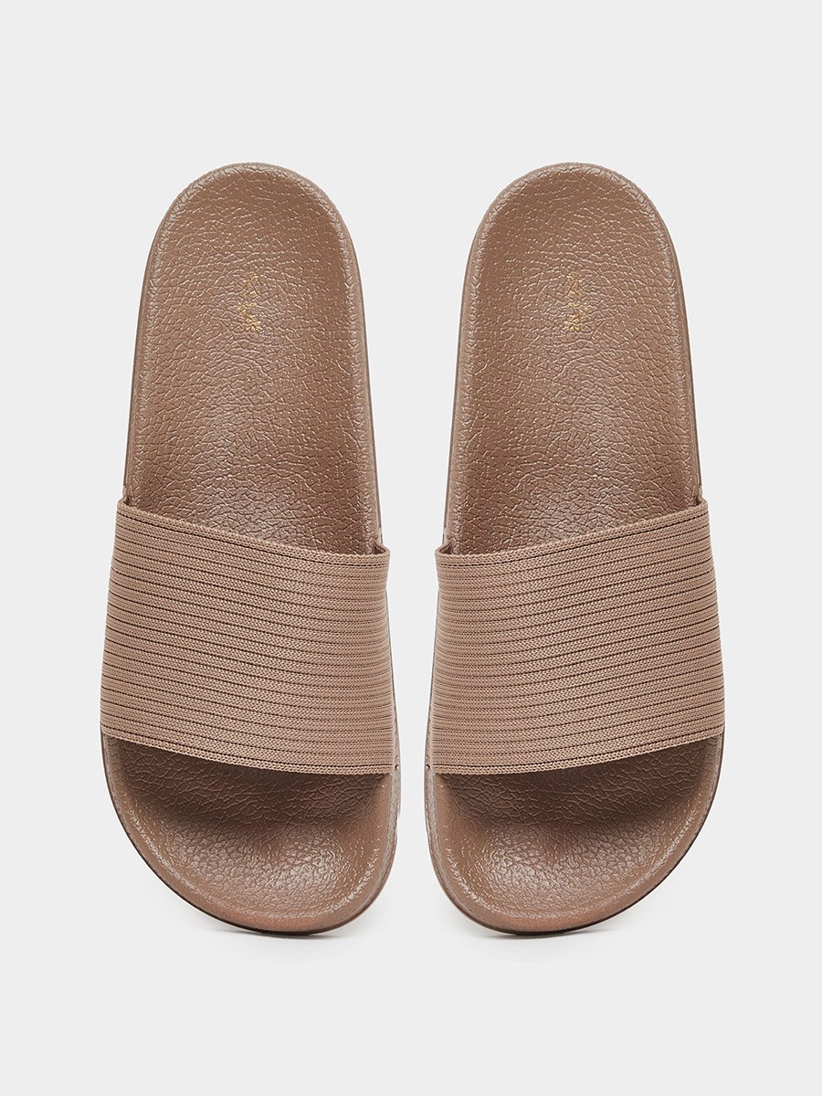 Textured Slip On Flip Flop
