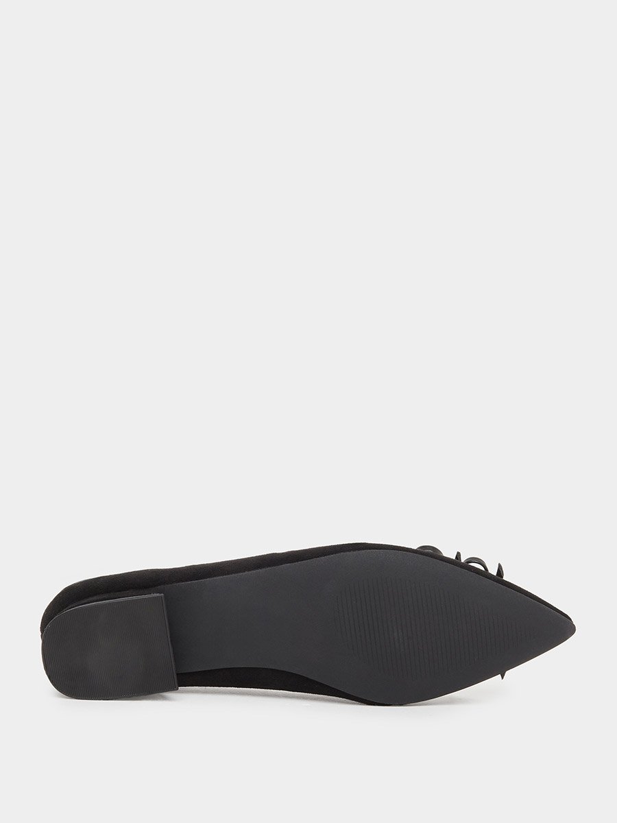 Pointed Toe Bow Detail Shoes