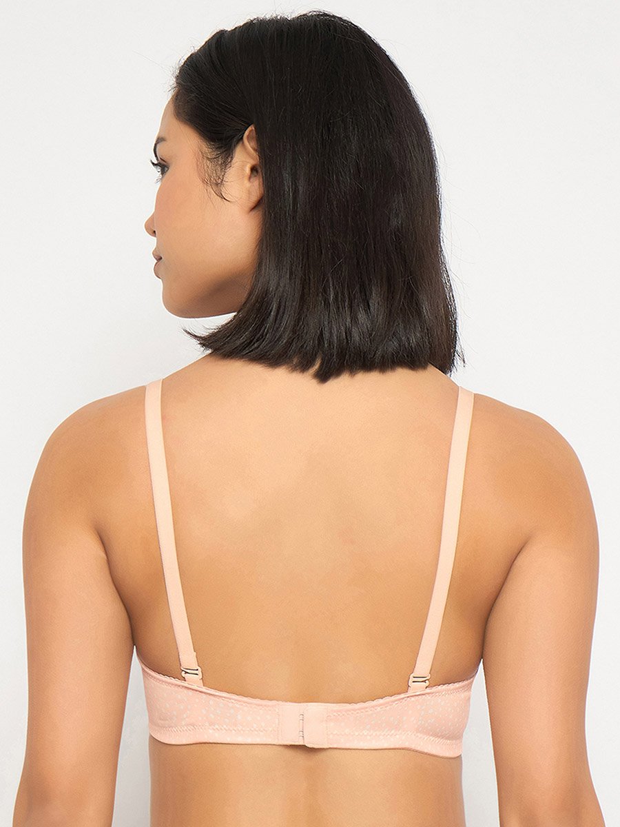 Pack of 2 - Printed Padded Non-Wired Full Coverage Multiway T-Shirt Bra