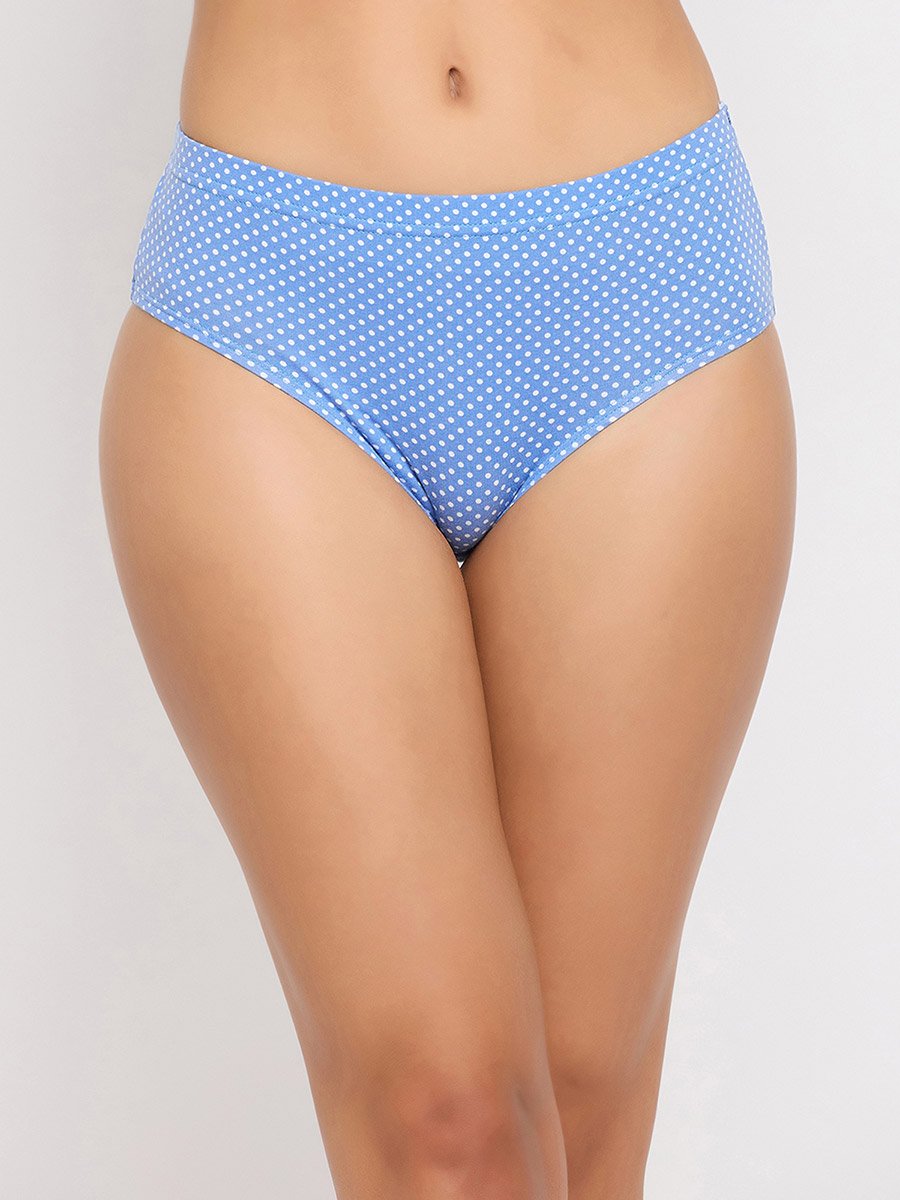 Pack of 3 - Printed Hipster Panties with Inner Elastic