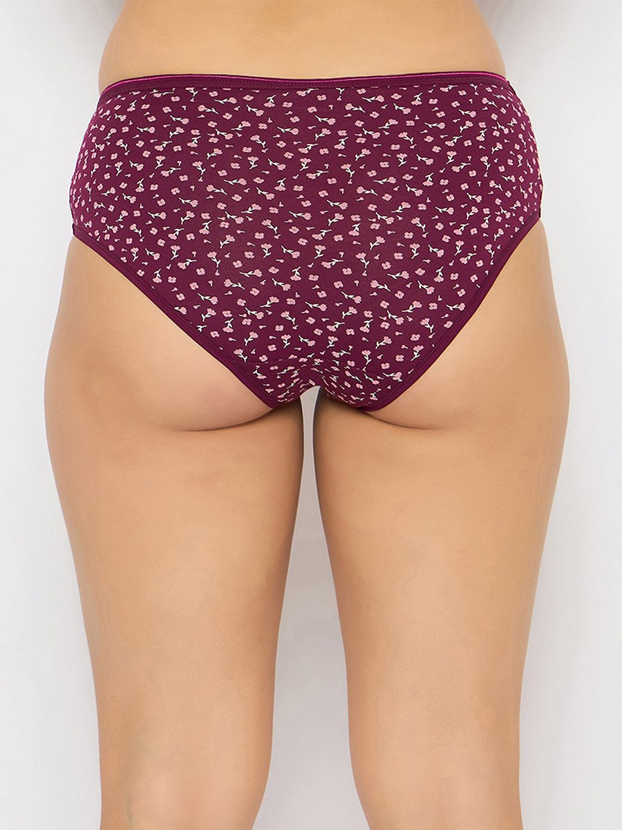 Set of 3 - Mid Rise Printed Hipster Panties