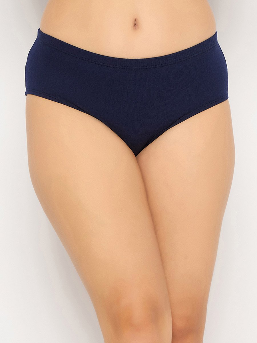 Set of 3 - Mid Rise Hipster Panties with Inner Elastic