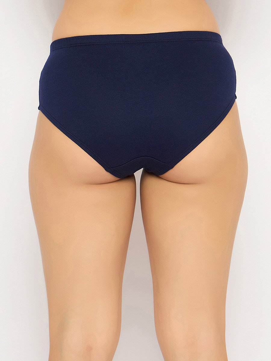 Set of 3 - Mid Rise Hipster Panties with Inner Elastic