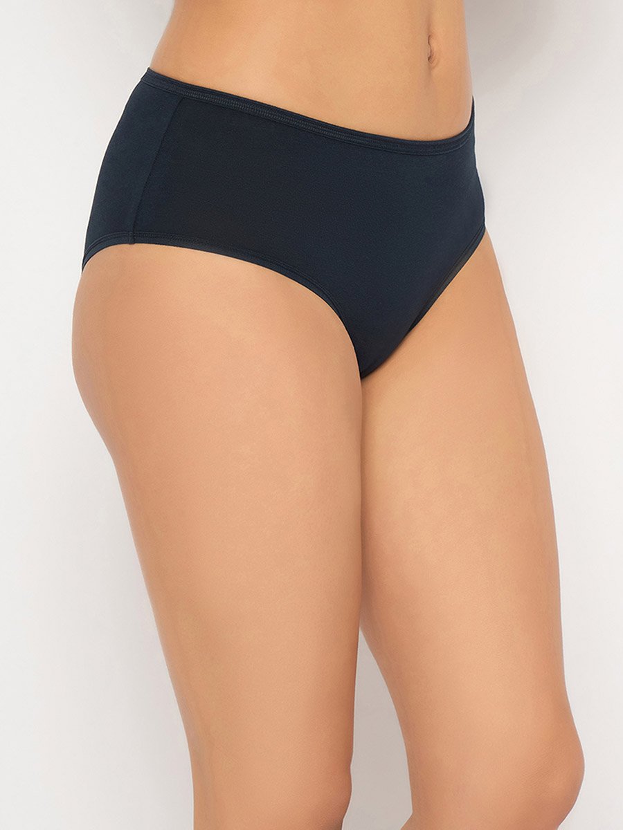 Pack of 3 - Solid Mid Rise Hipster Briefs