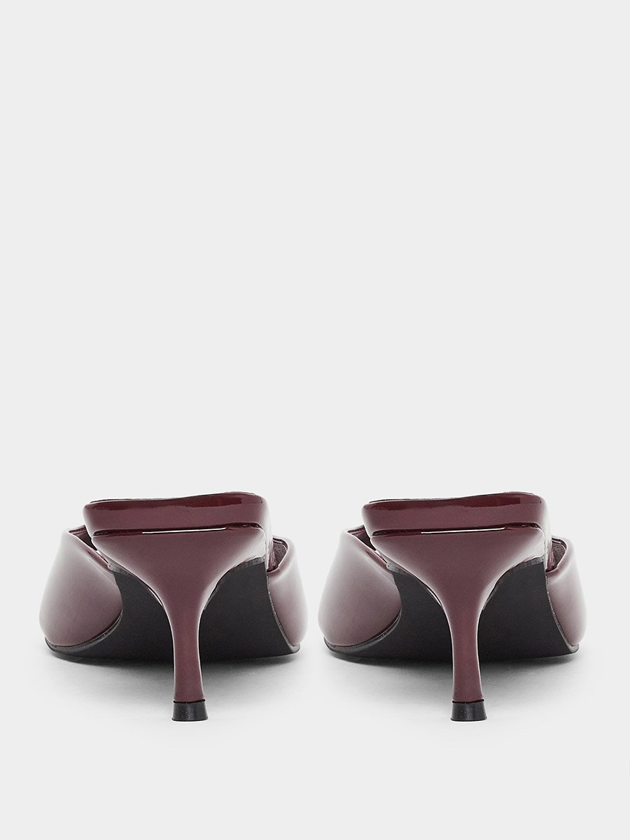 Rubia Peep Toe Mules
