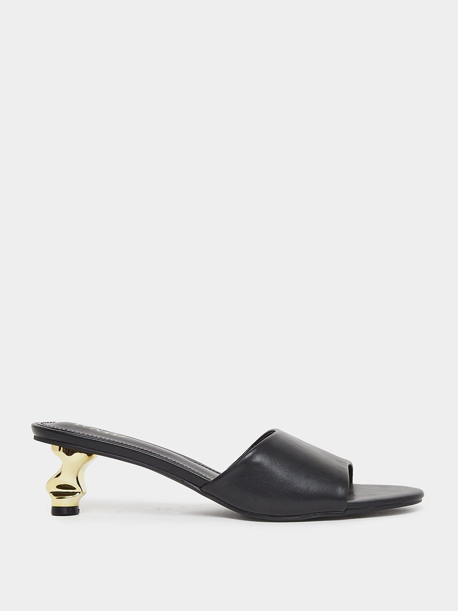 Athena Feature Heel Mules