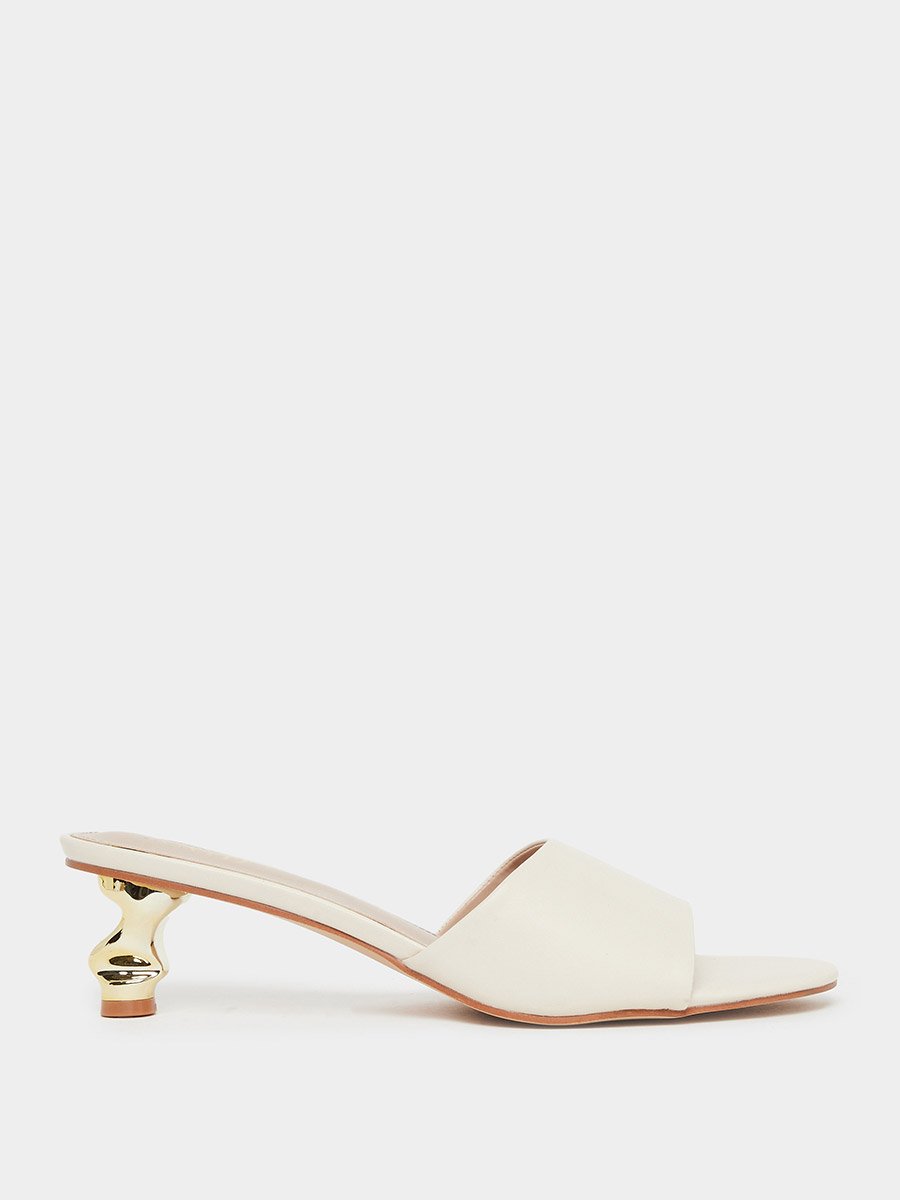 Athena Feature Heel Mules