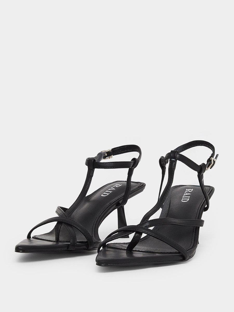 Layne Pointed Toe T-Bar Strap Sandals