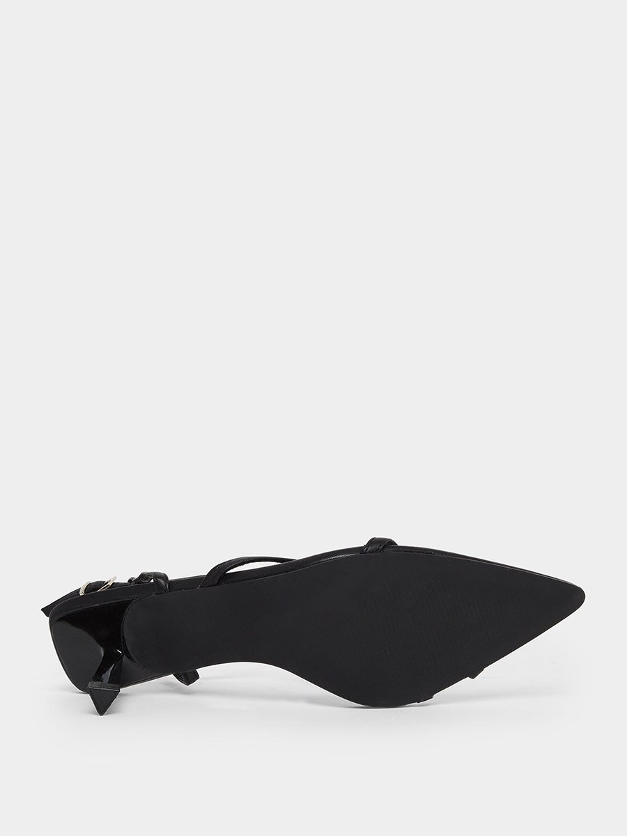 Layne Pointed Toe T-Bar Strap Sandals