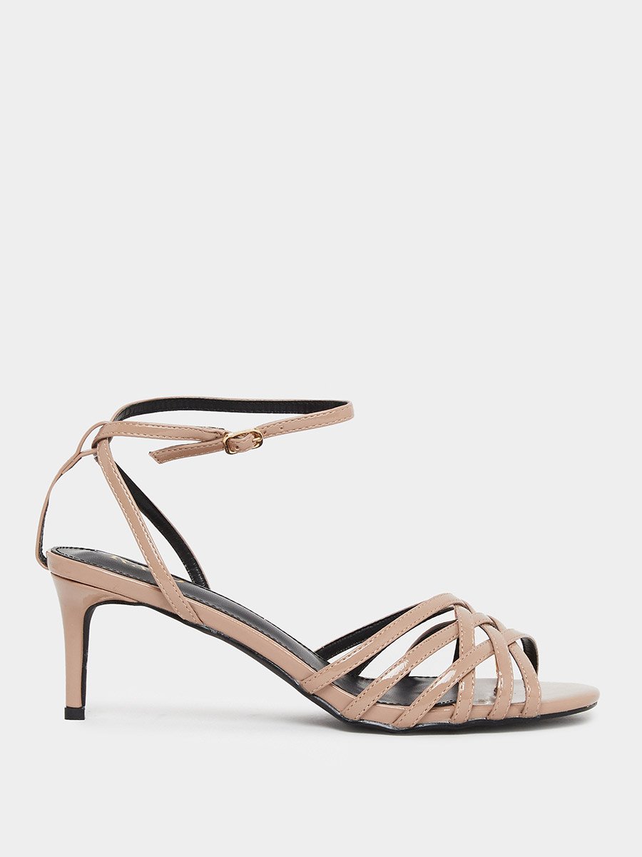 Analia Mid Heel Strappy Sandals