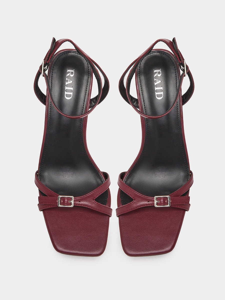 Ilaa Block Heel Sandals with Buckle Detail
