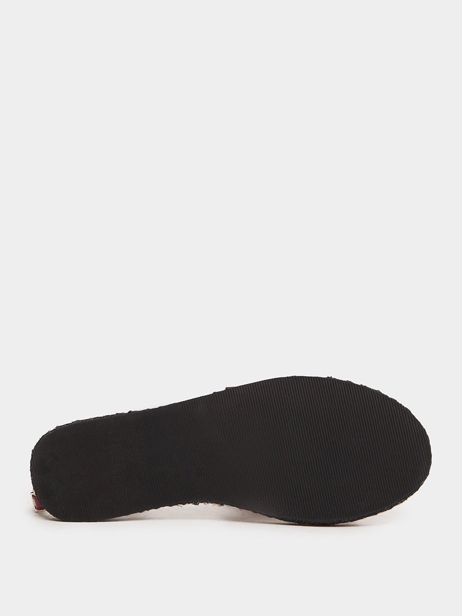 Tanya Strappy Eyelet Flat Espadrilles