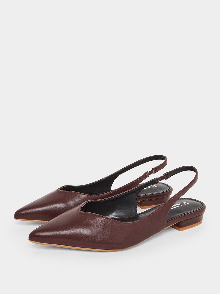Alka Slingback Flat Mules