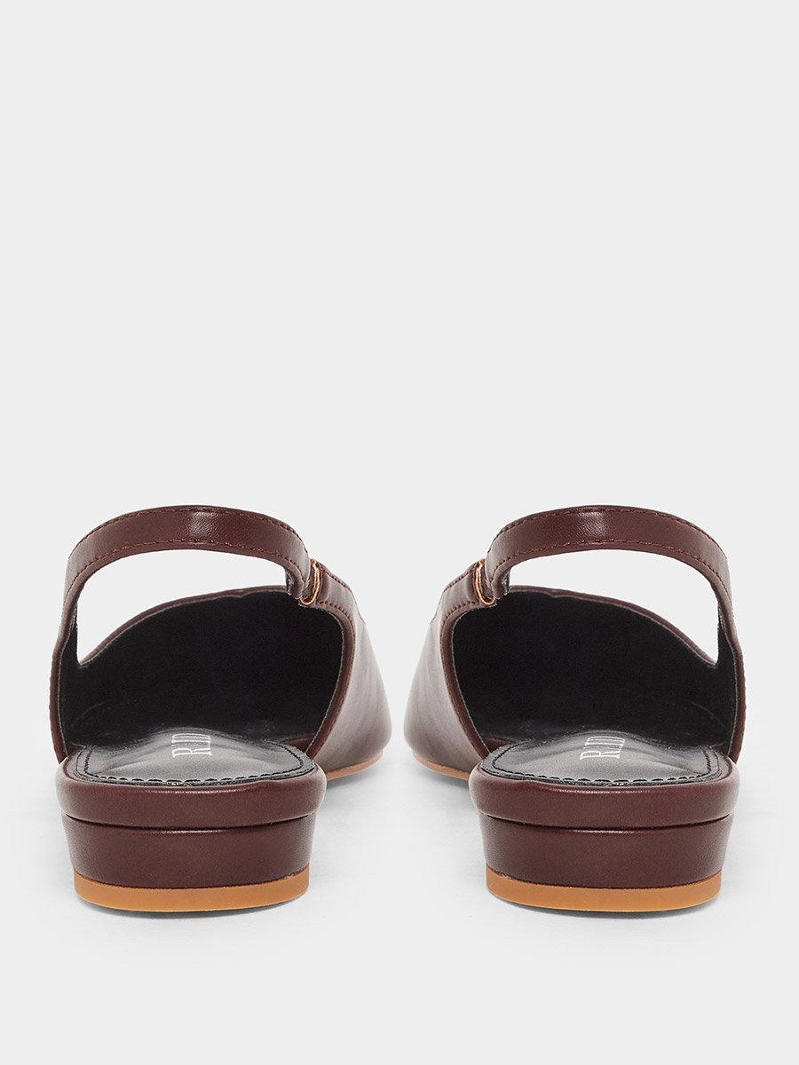 Alka Slingback Flat Mules