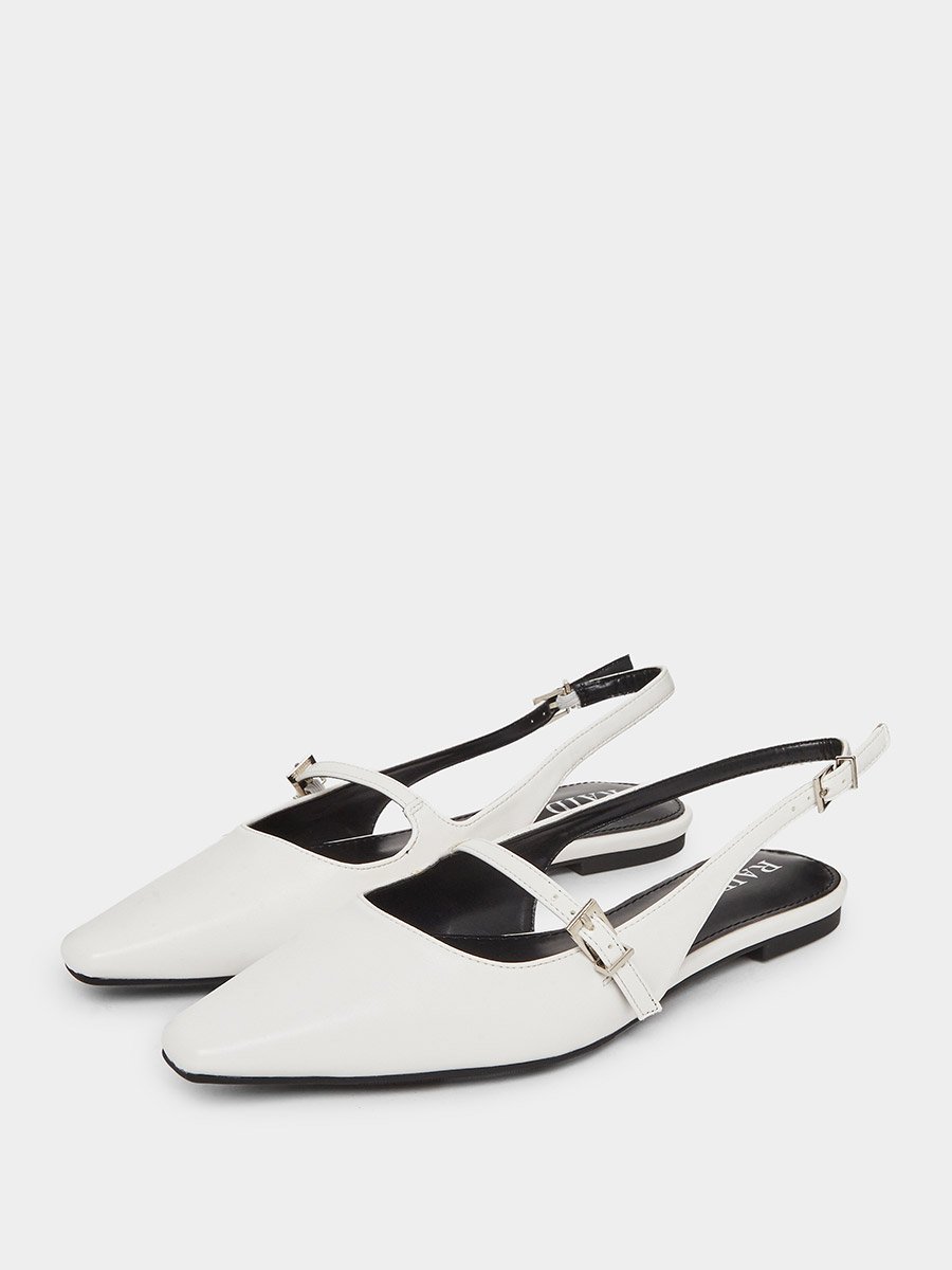 Casta Slingback Buckle Flat Mules