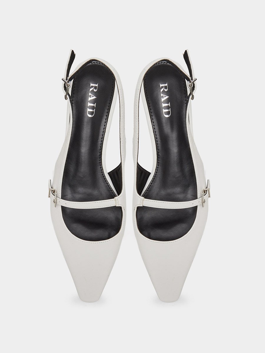 Casta Slingback Buckle Flat Mules