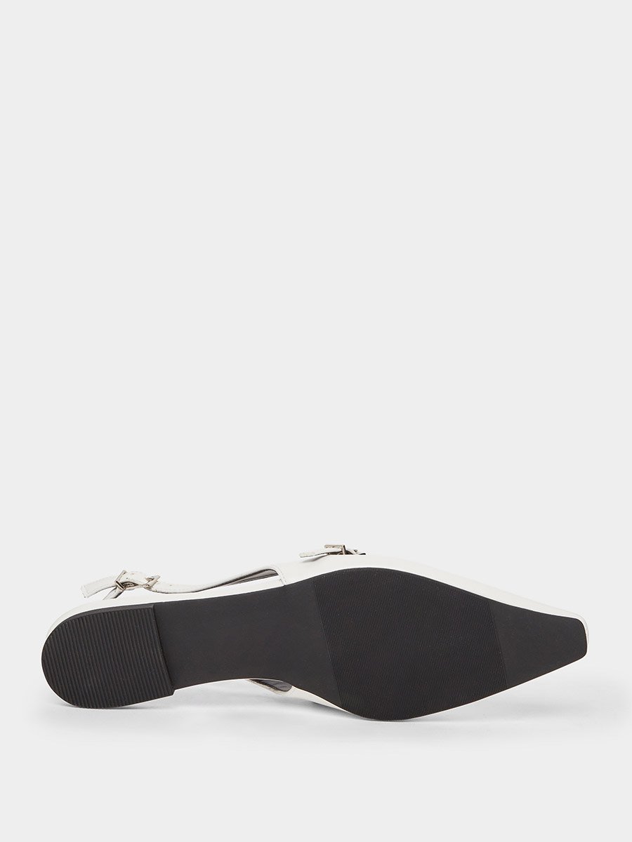 Casta Slingback Buckle Flat Mules