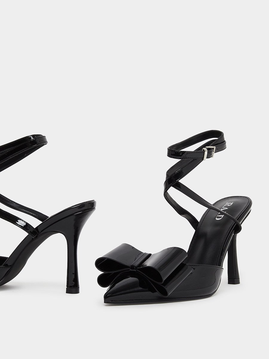 Myrna Heeled Shoes with Bow Detail