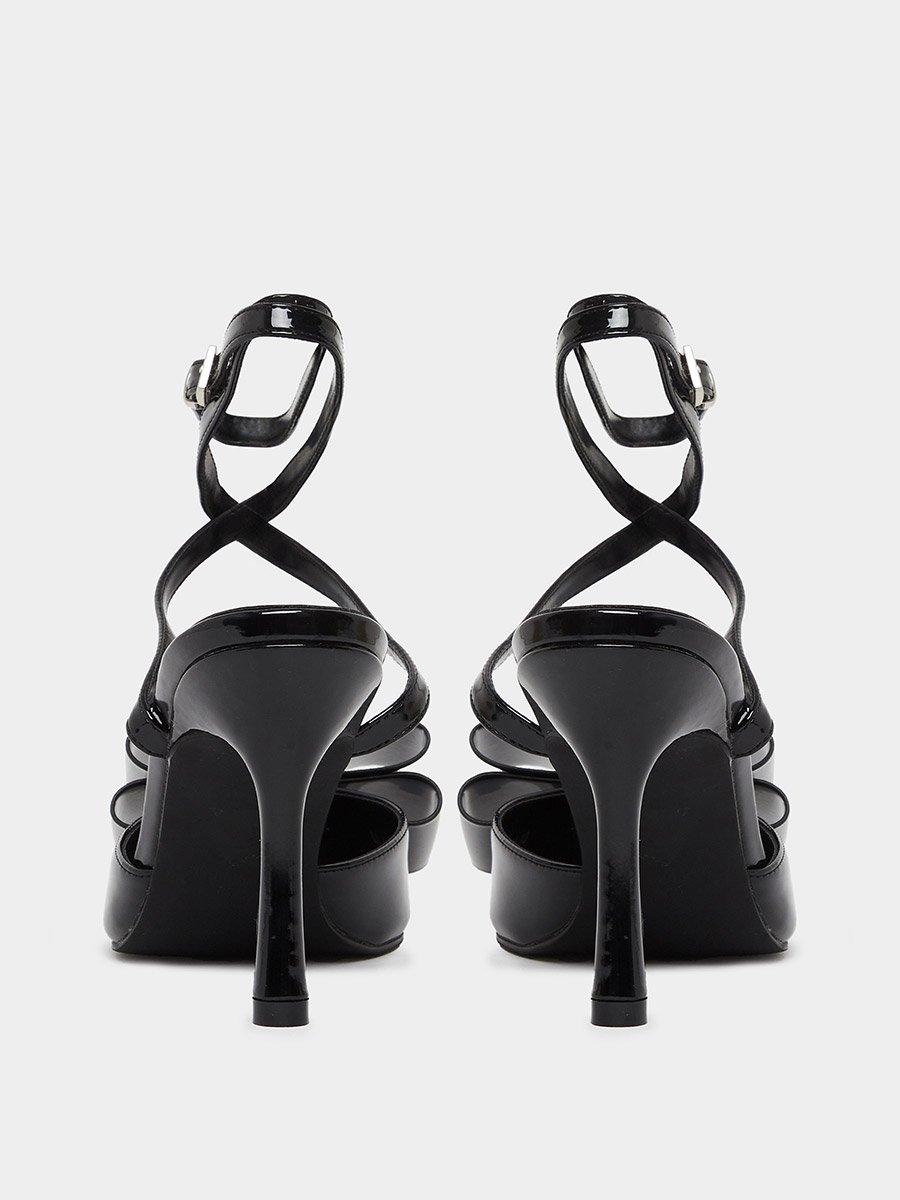 Myrna Heeled Shoes with Bow Detail