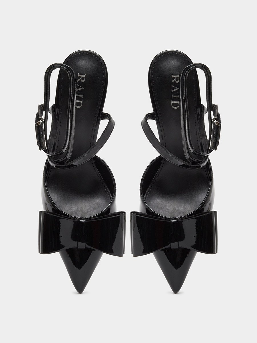 Myrna Heeled Shoes with Bow Detail