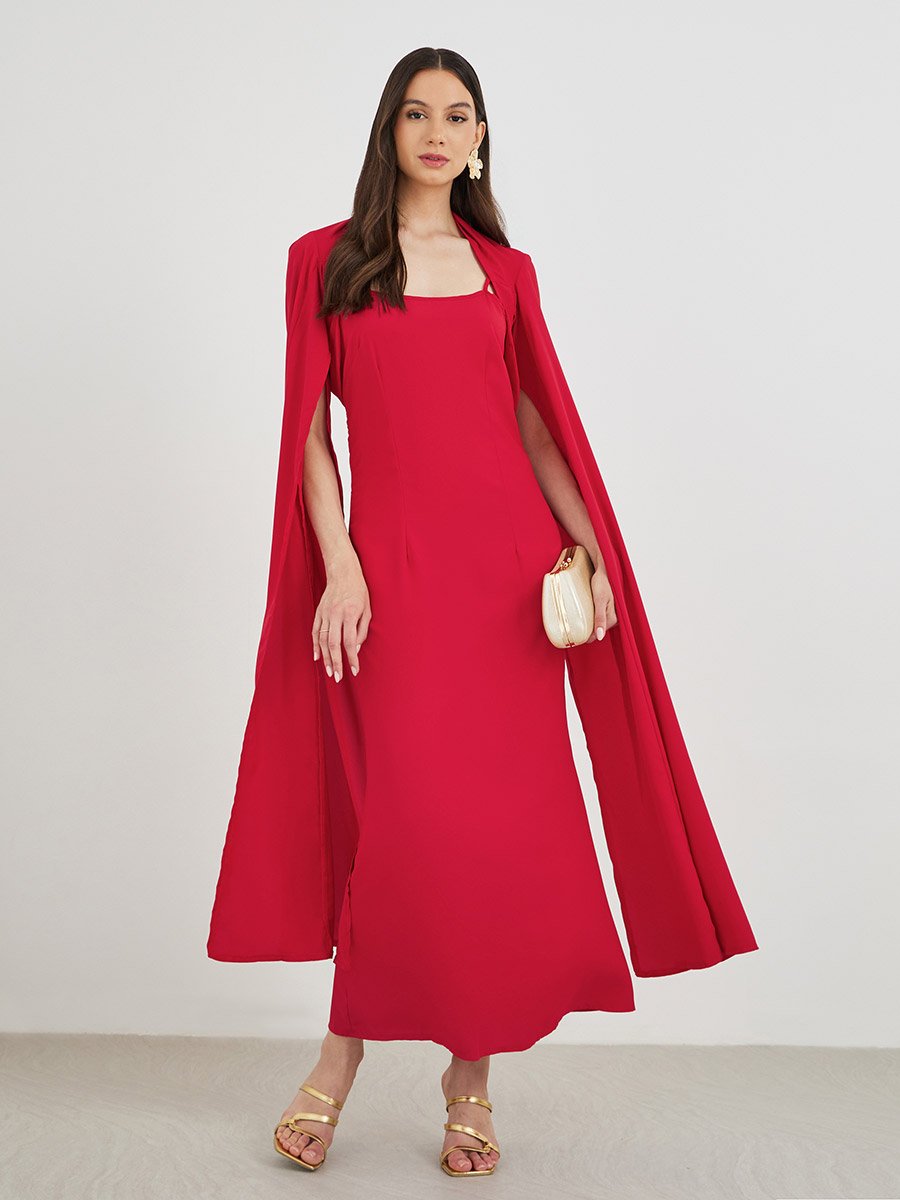 burgundy and gold sequin dress Rose Gold and Burgundy Sequin Maxi Dress main image 1