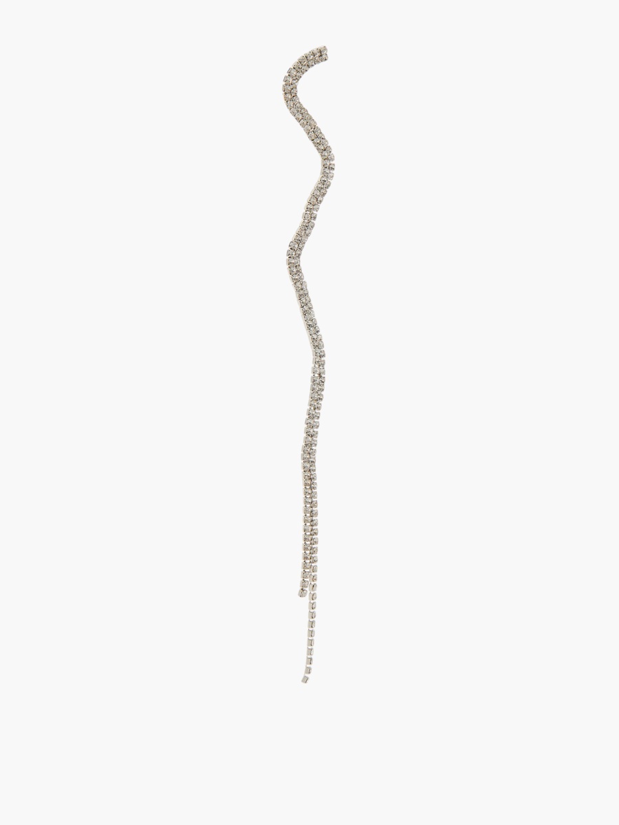 Stone Embellished Dangling Earrings with Pushback Closure