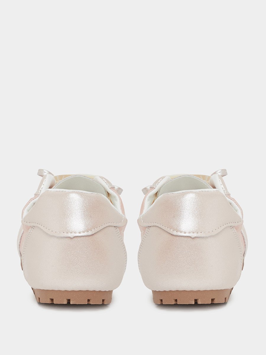 Bow Detail Lace Up Sneakers