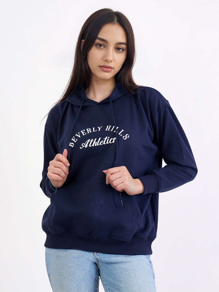 Navy Blue Beverly Hills Athletics Hoodie