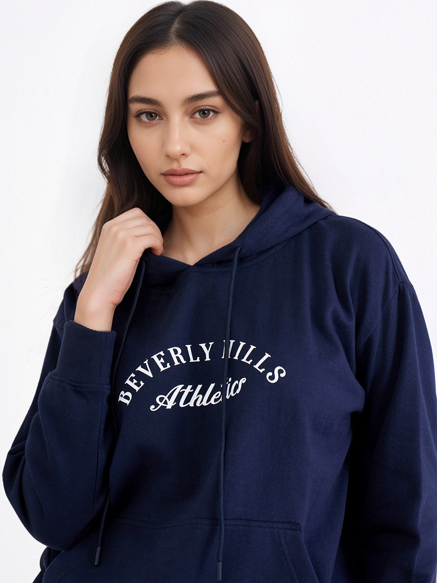 Navy Blue Beverly Hills Athletics Hoodie