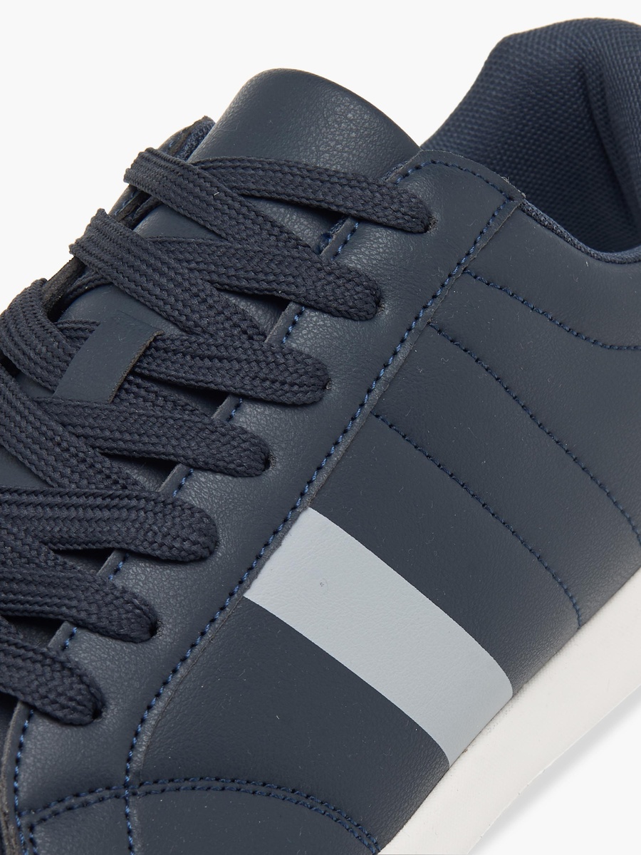 Stripe Detail Lace-Up Sneakers