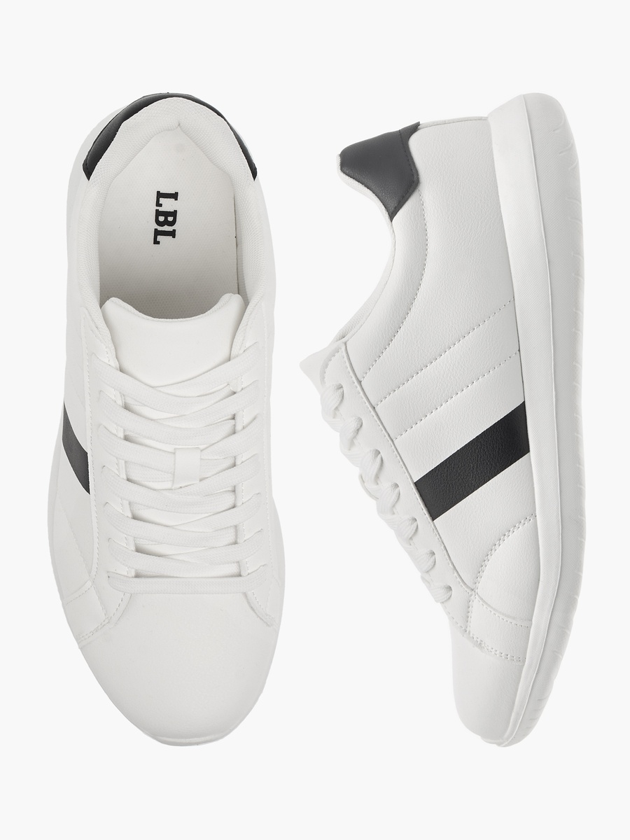 Stripe Detail Lace-Up Sneakers