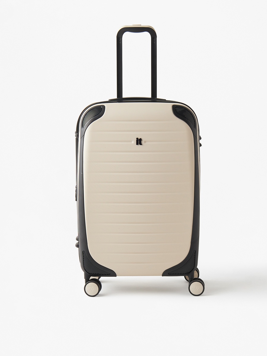 Textured Hardcase Trolley with Retractable Handle - 24 inches Check-in Bag