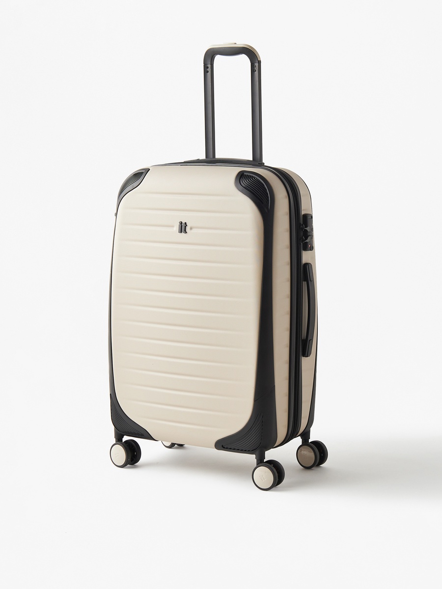 Textured Hardcase Trolley with Retractable Handle - 24 inches Check-in Bag