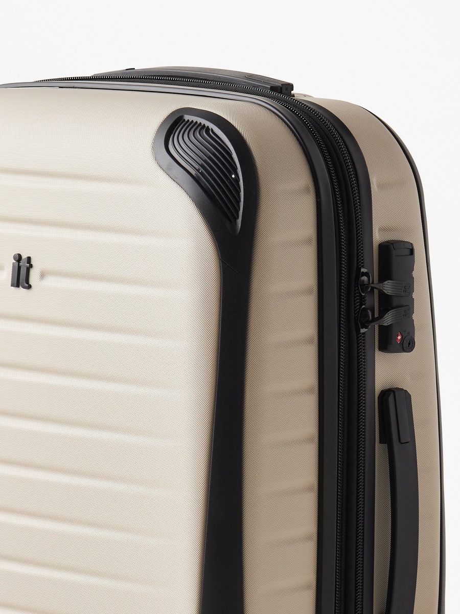 Textured Hardcase Trolley with Retractable Handle - 24 inches Check-in Bag