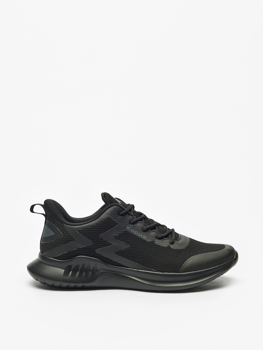 Textured Lace-Up Sports Shoes with Cushioning