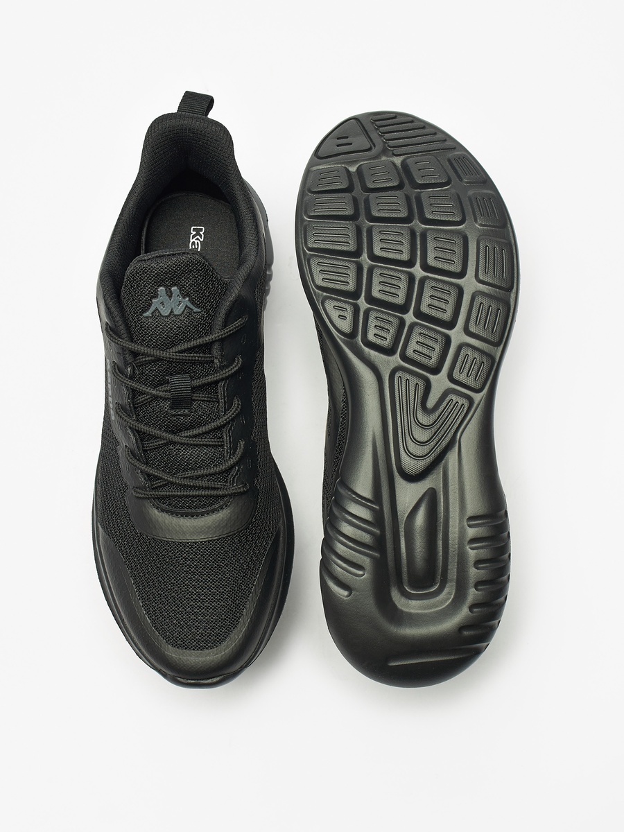 Textured Lace-Up Sports Shoes with Cushioning
