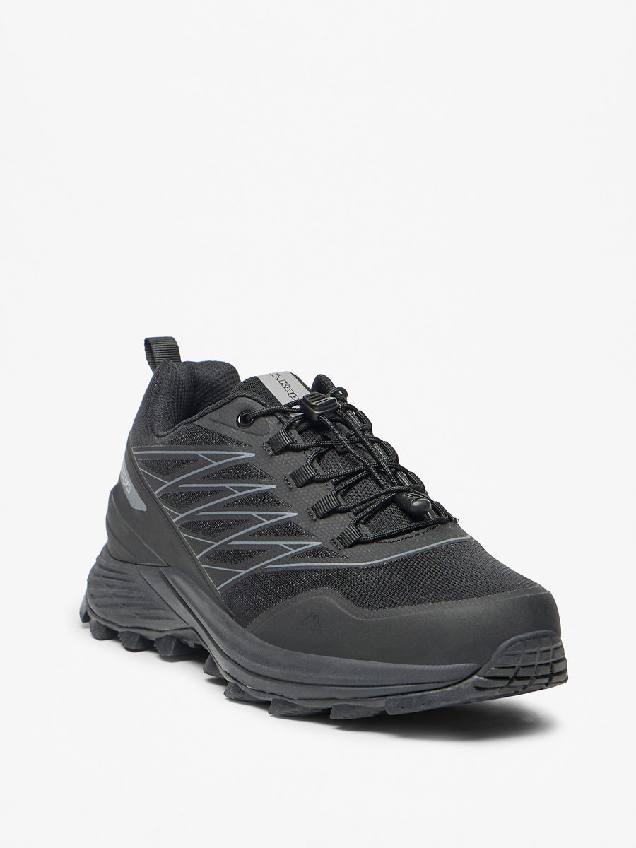 Panelled Sports Shoes with Drawstring Closure