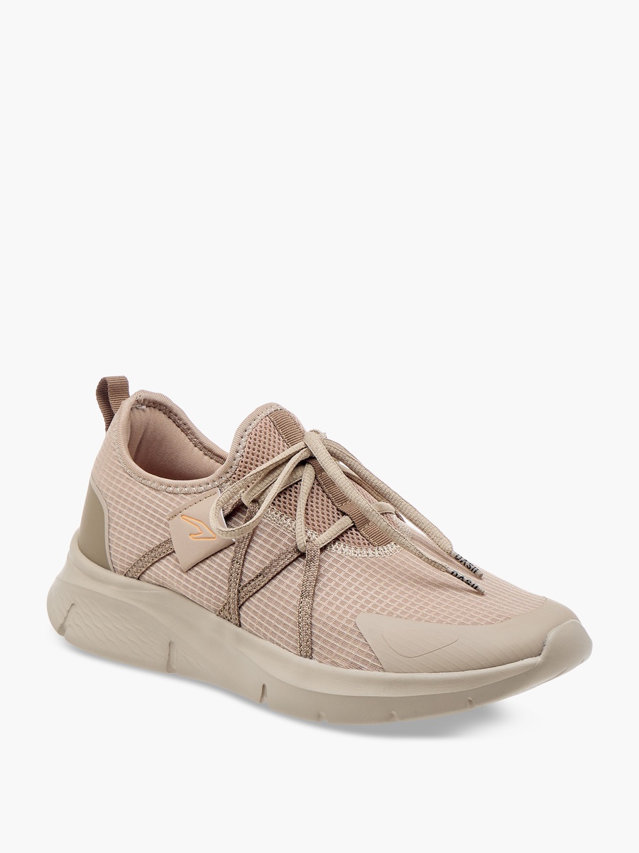 Textured Lace-Up Sports Shoes