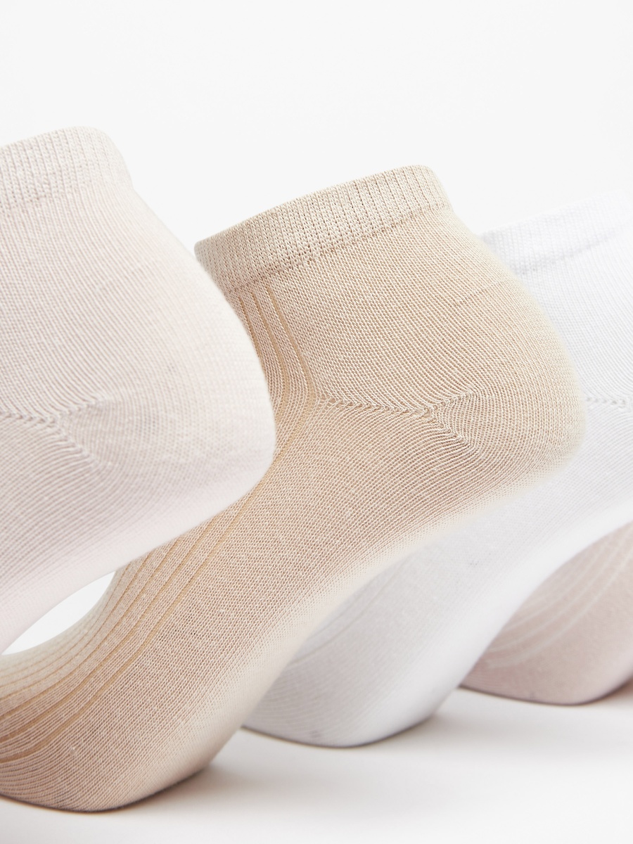 Textured Ankle Length Socks - Set of 5