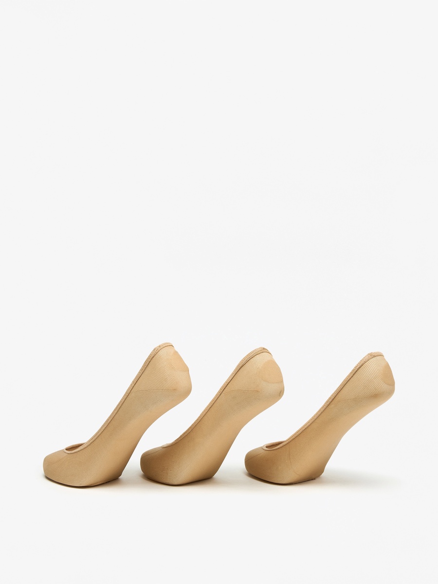 Solid No Show Socks - Set of 3