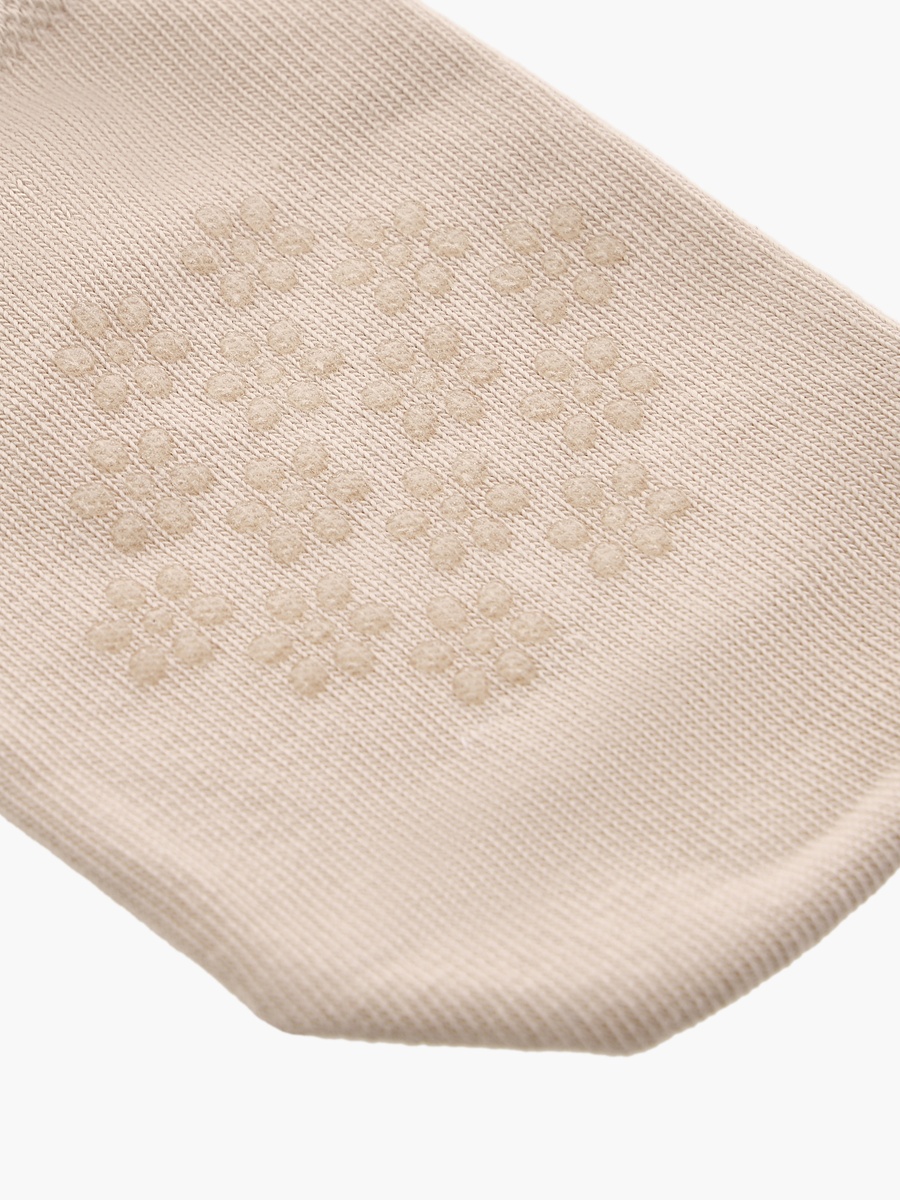 Floral Textured No Show Socks - Set of 3