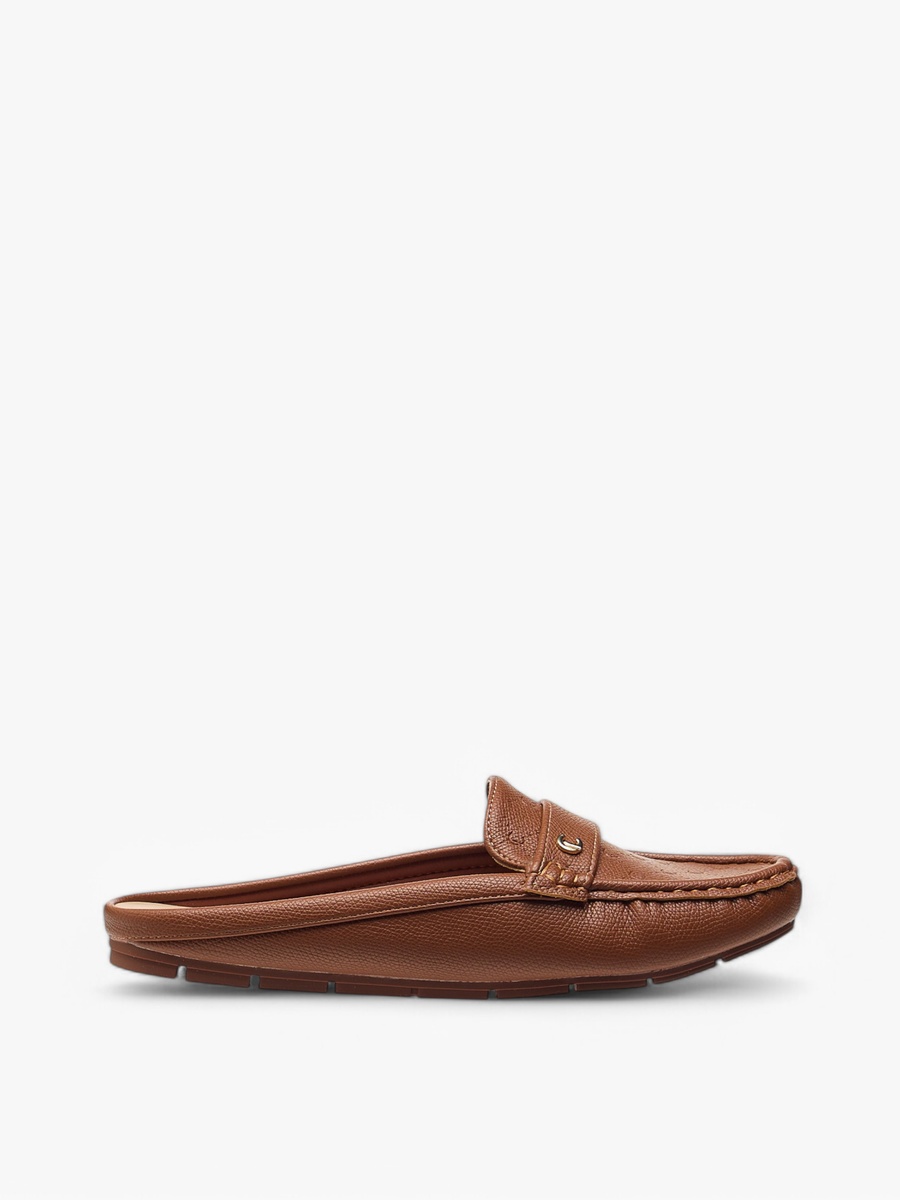 Textured Slip-On Mules